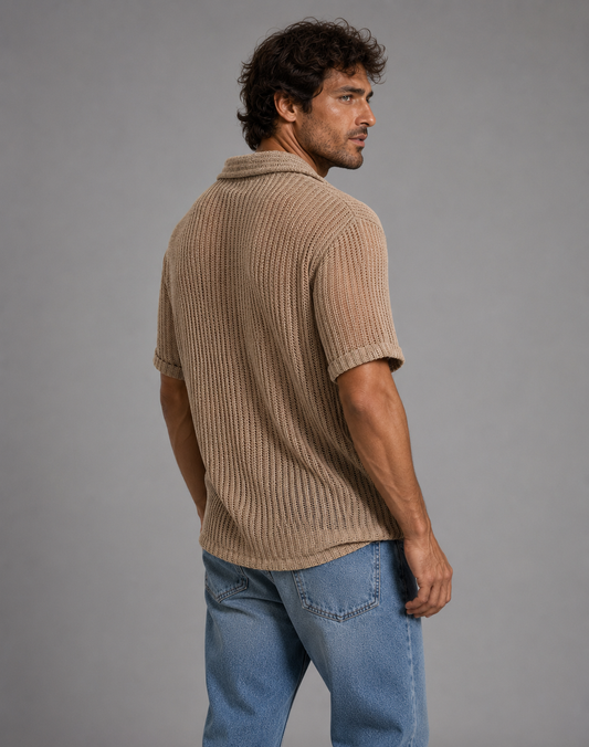 Marco | Camisa de Punto Calado