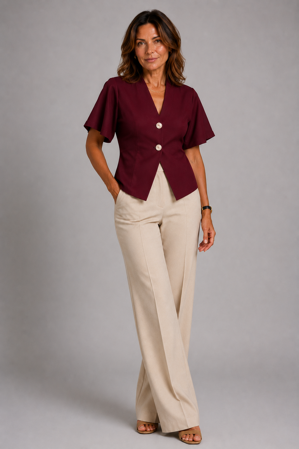 Rossella | Camisa Cuello V