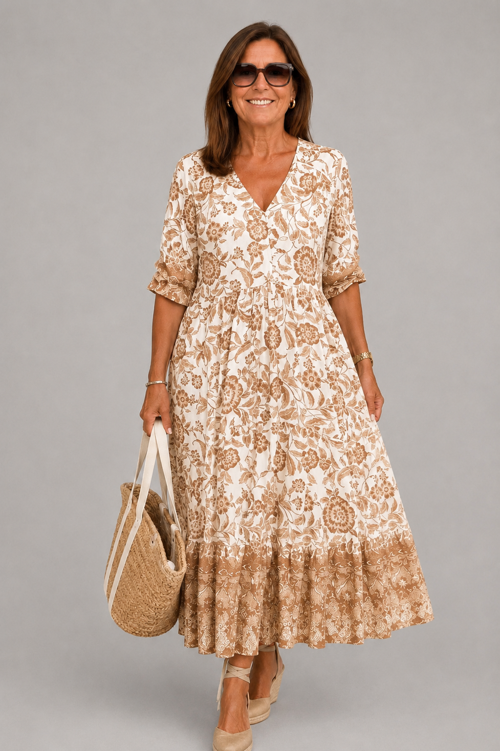Pilar | Vestido Midi Floral