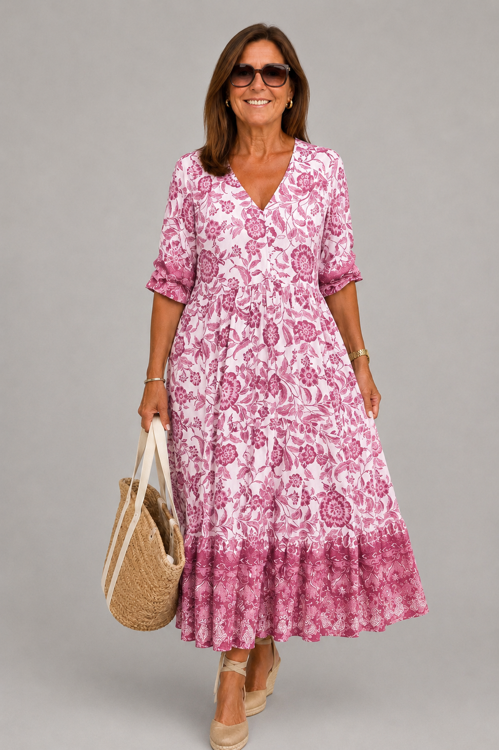 Pilar | Vestido Midi Floral