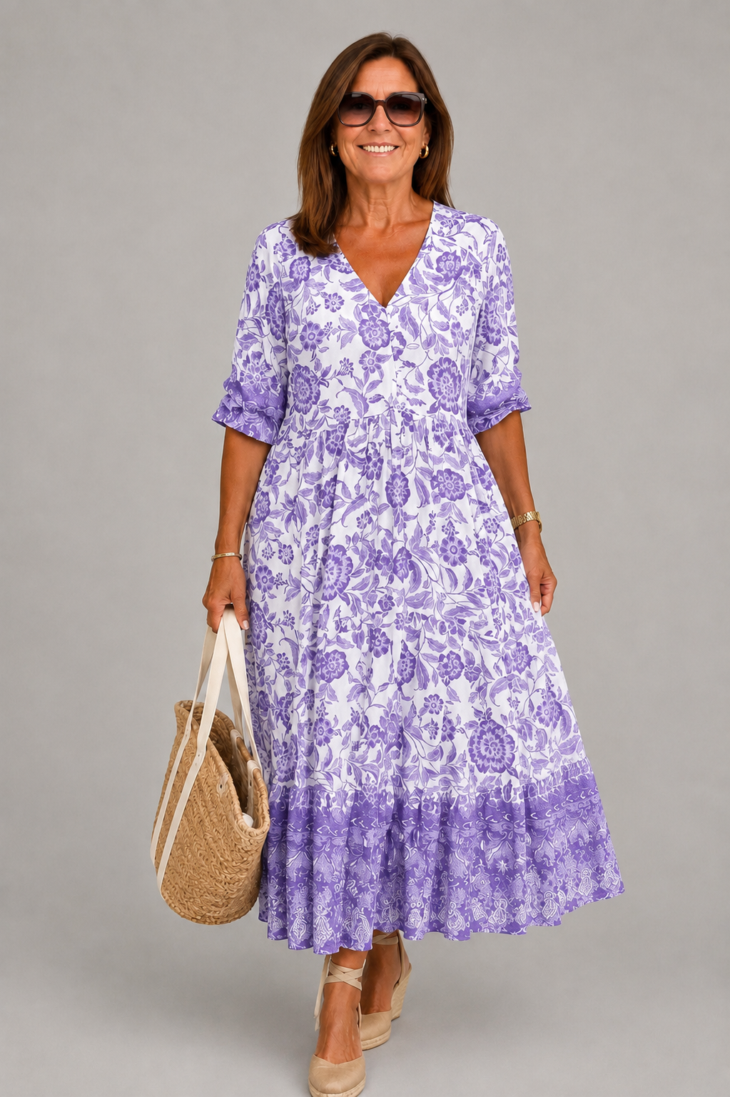 Pilar | Vestido Midi Floral