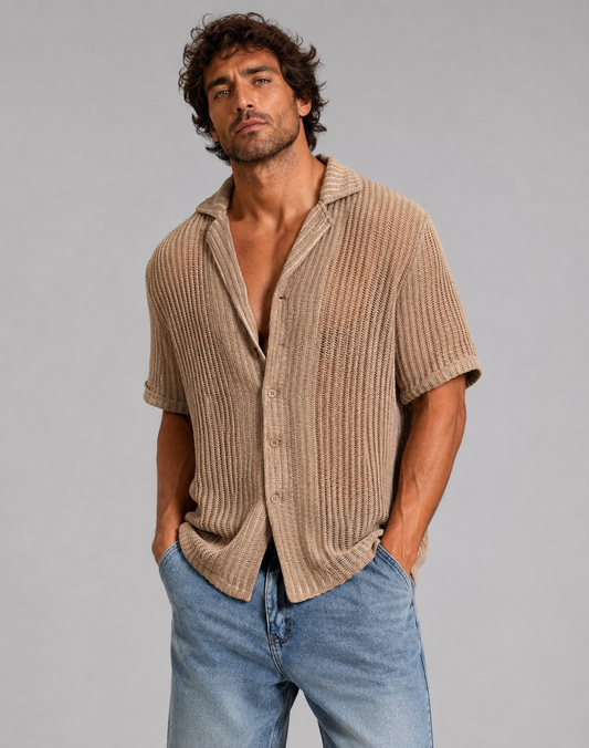 Marco | Camisa de Punto Calado