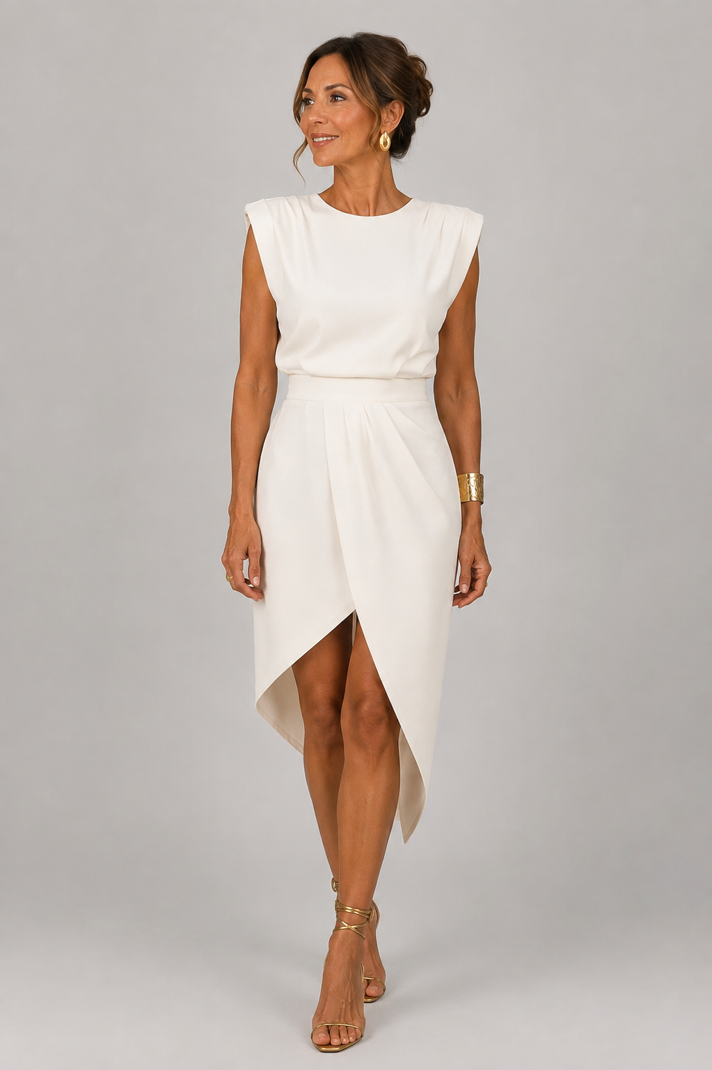 Niamh | Vestido Midi Asimétrico