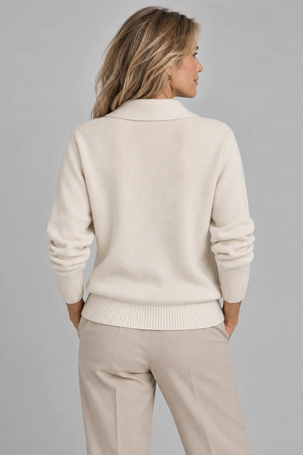 Greer | Jersey de Punto con Cuello Solapa