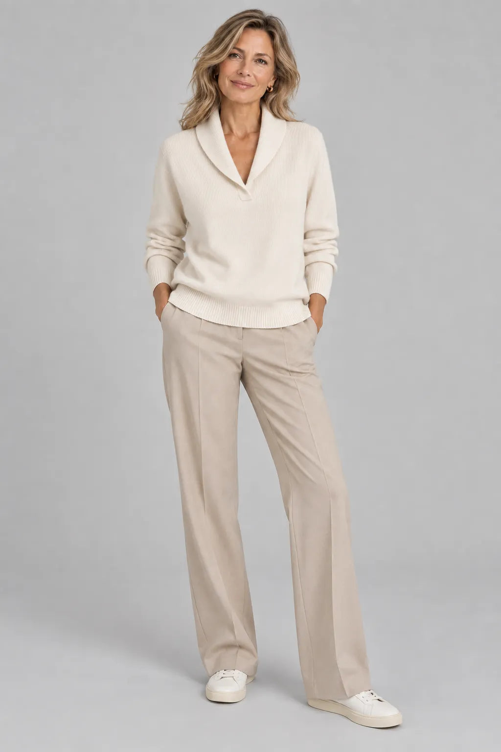 Greer | Jersey de Punto con Cuello Solapa