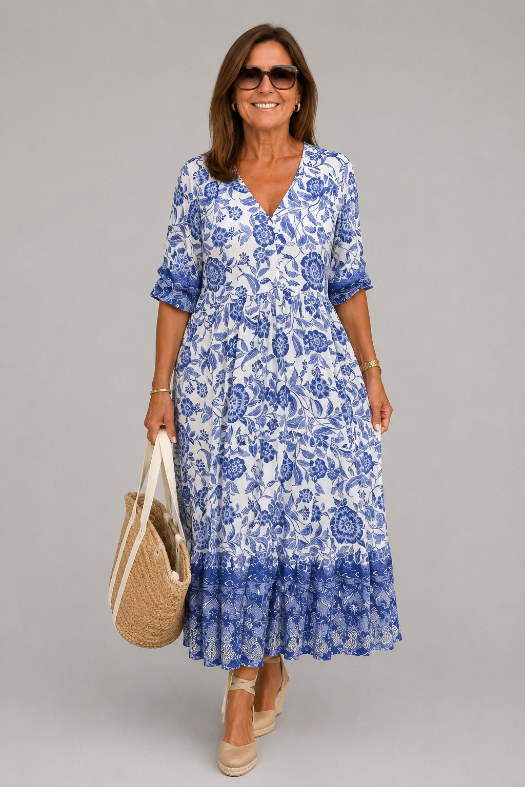 Pilar | Vestido Midi Floral