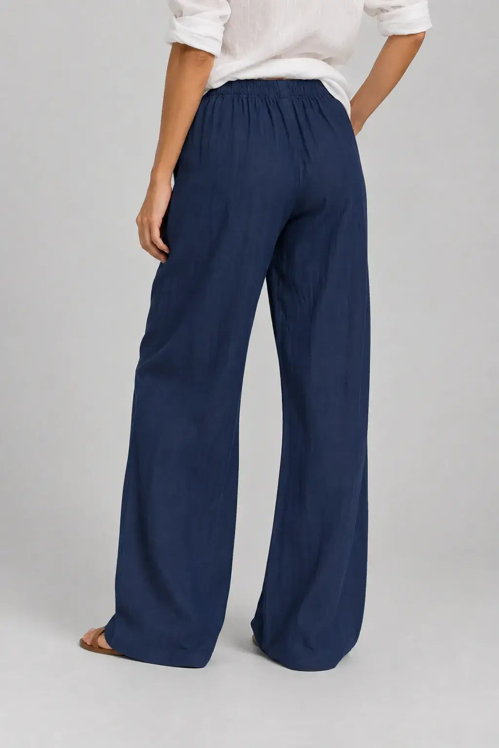 Ellery | Pantalón Wide Leg Efecto Lino