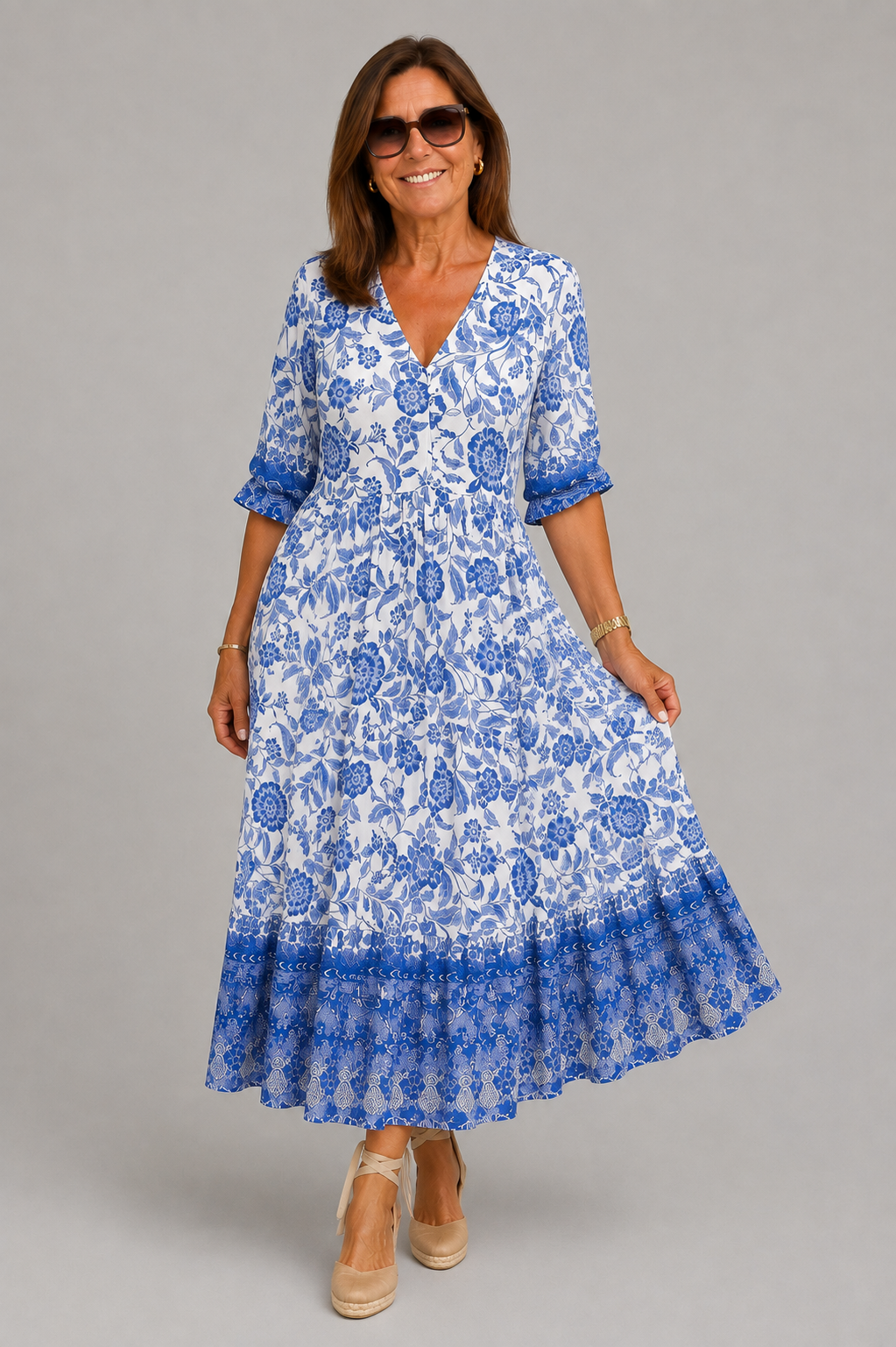 Pilar | Vestido Midi Floral