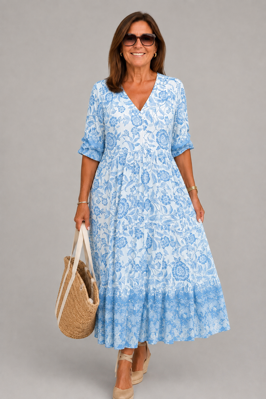 Pilar | Vestido Midi Floral