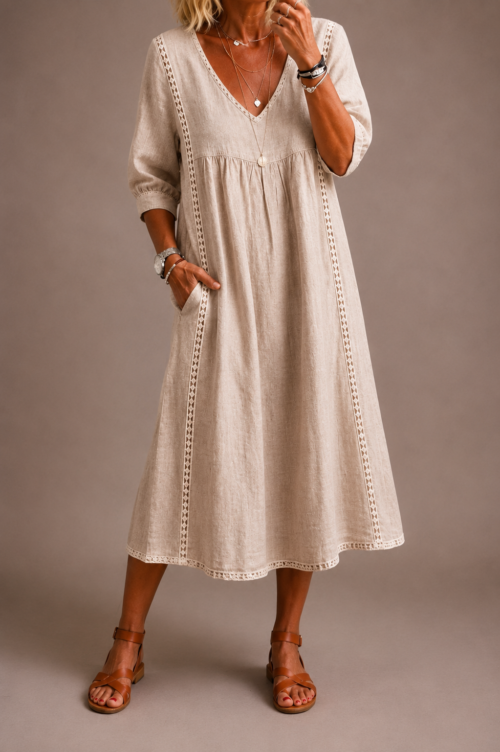 Andrea | Vestido Lino