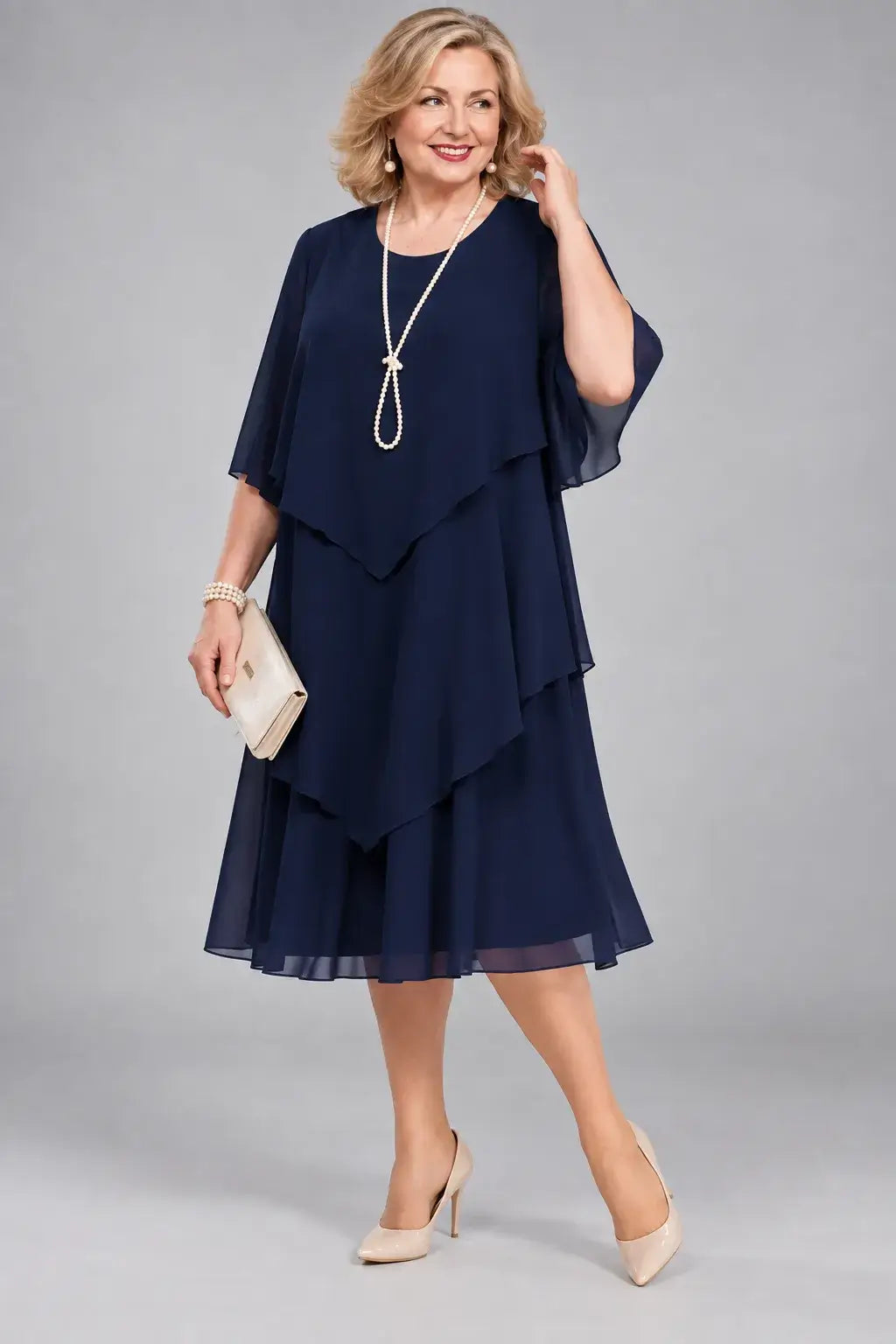 Mirella | Vestido de Gasa Fluida