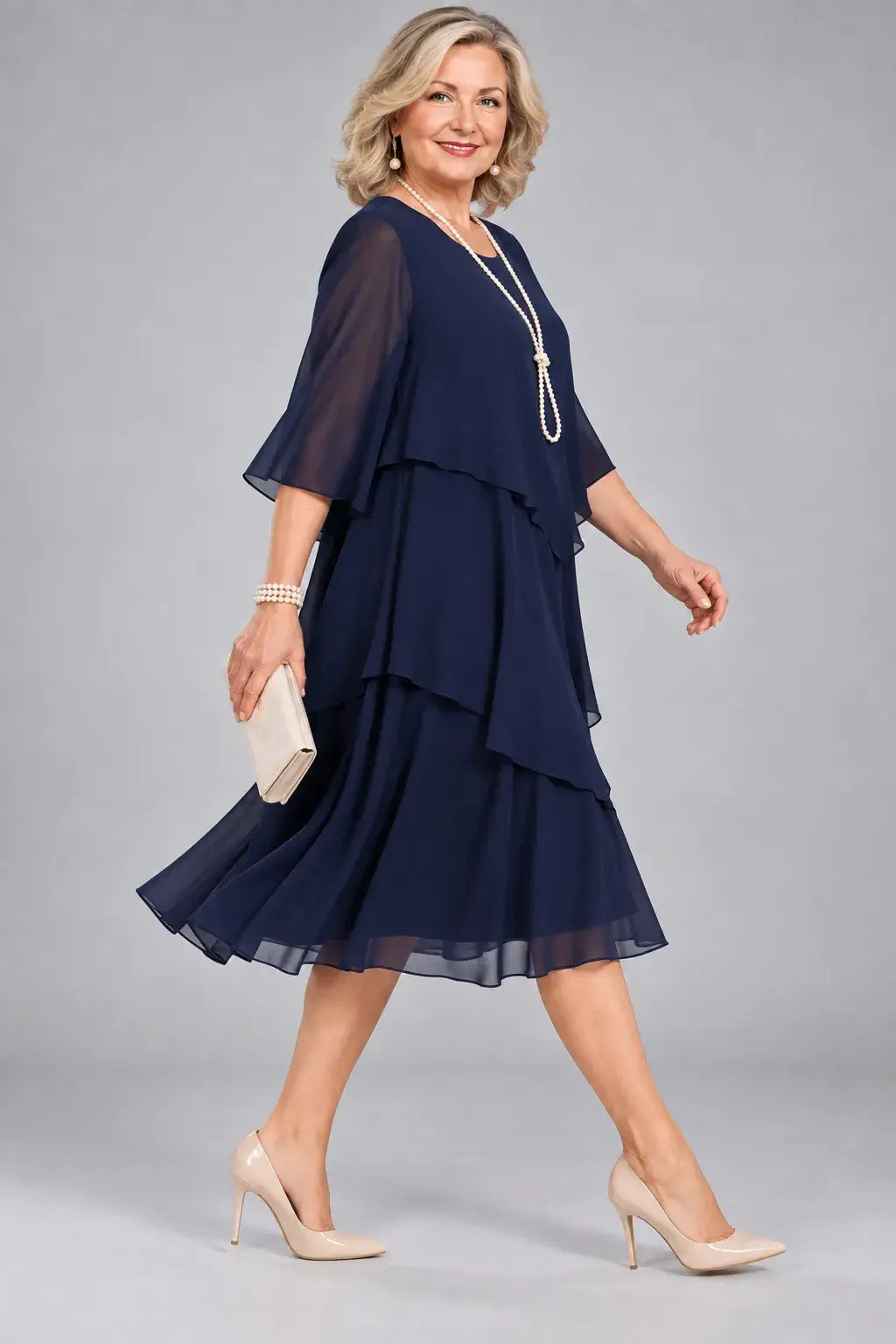Mirella | Vestido de Gasa Fluida