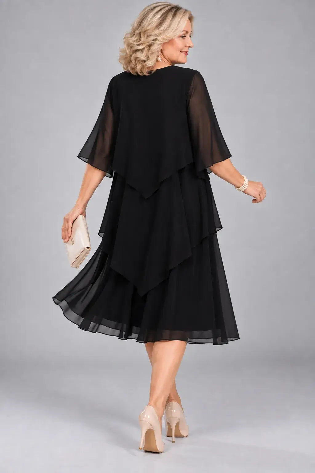 Mirella | Vestido de Gasa Fluida