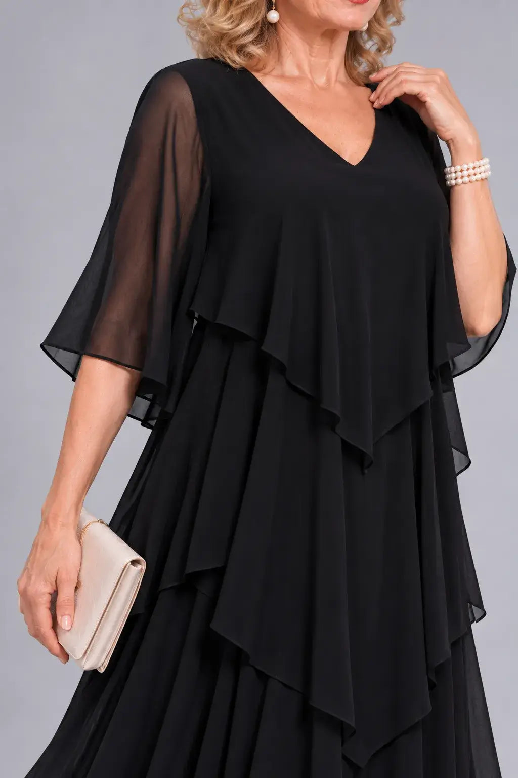 Mirella | Vestido de Gasa Fluida