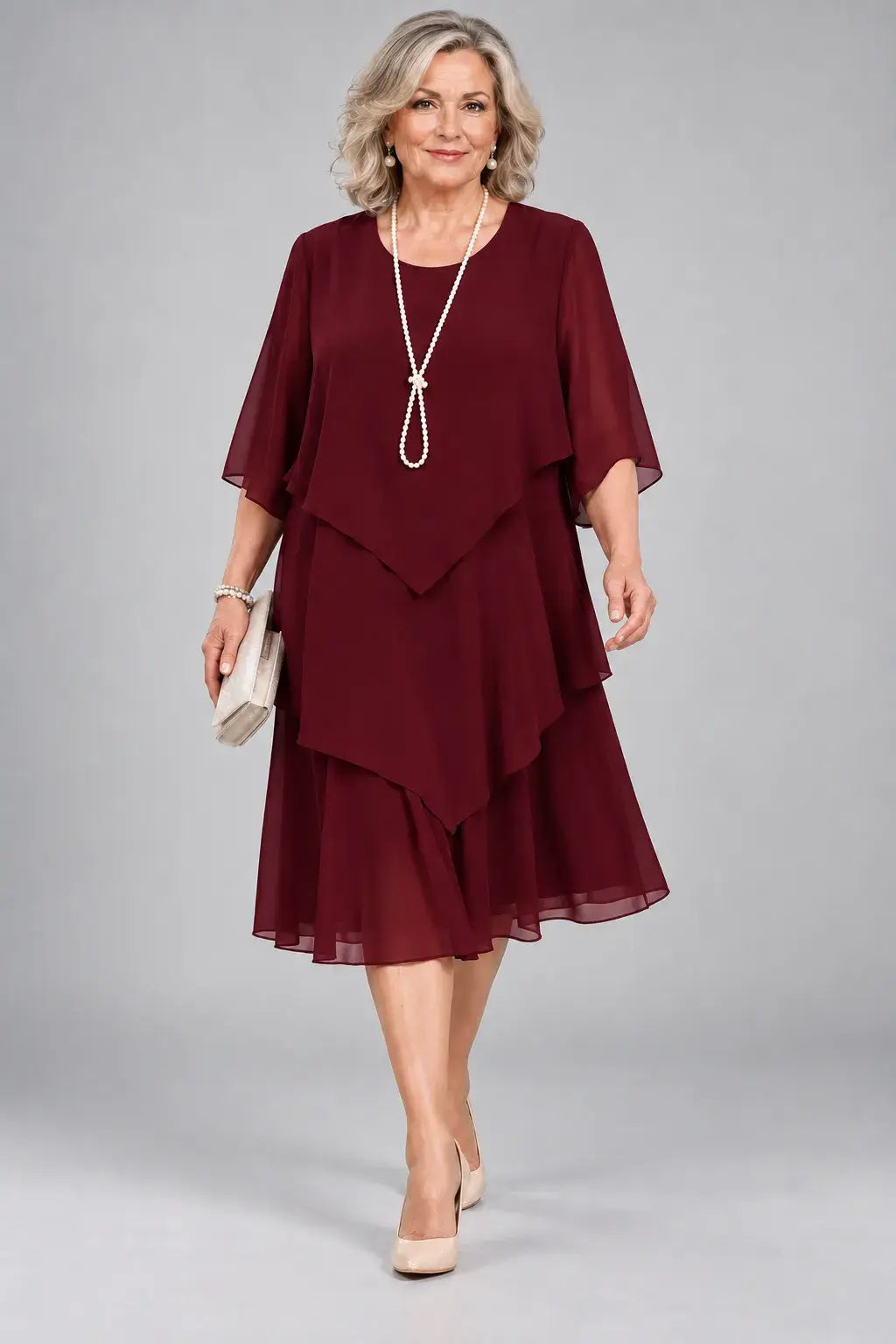 Mirella | Vestido de Gasa Fluida