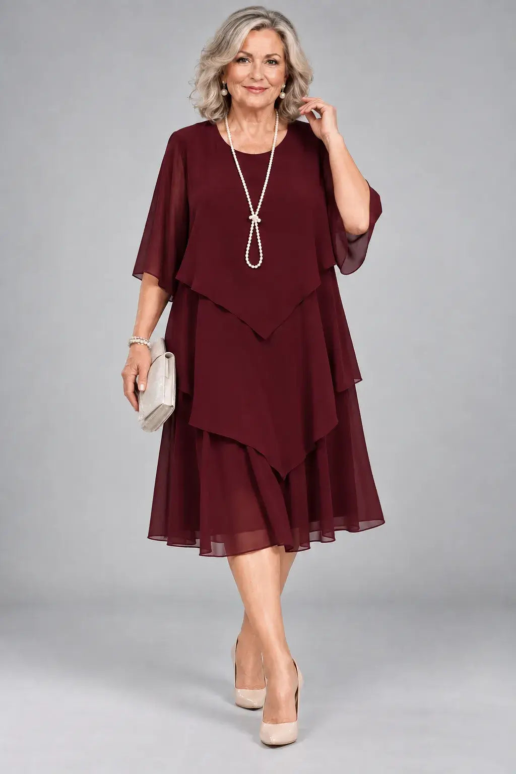 Mirella | Vestido de Gasa Fluida
