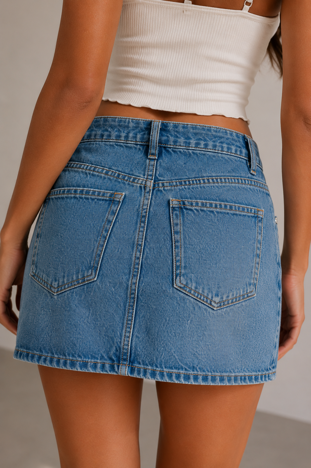 Flora | Mini Falda Vaquera Denim
