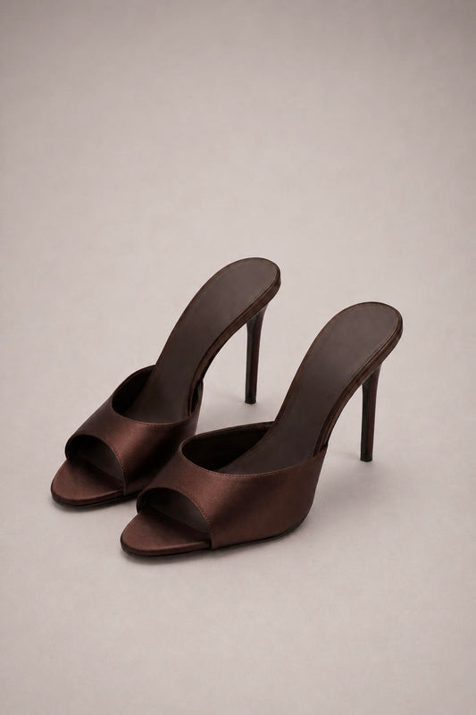 Sandalias Mule de Tacón Alto