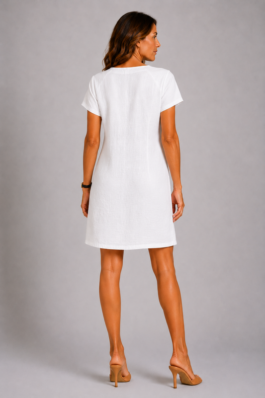 Elena | Vestido Corto Con Cremallera