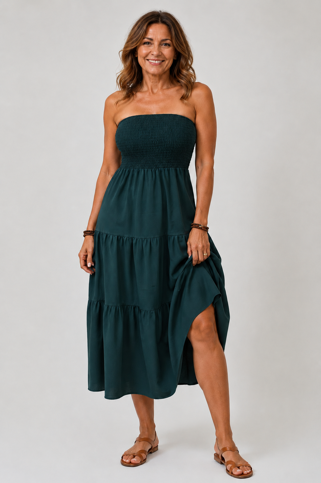 Amelia | Vestido largo bandeau