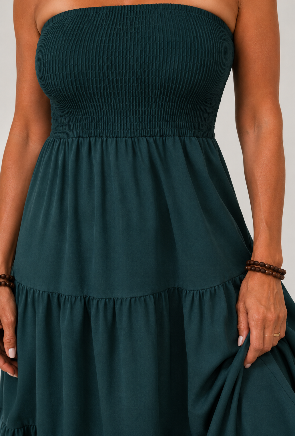 Amelia | Vestido largo bandeau