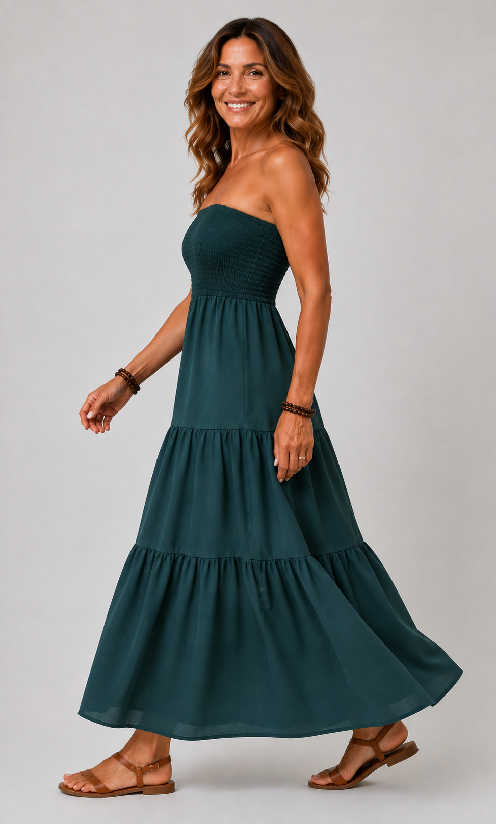 Amelia | Vestido largo bandeau