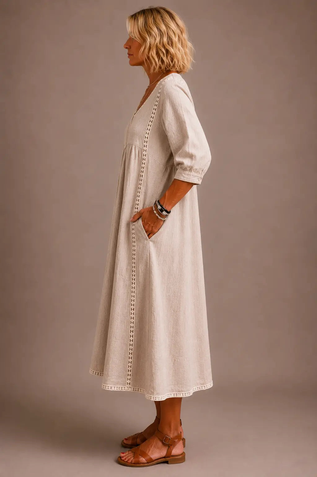 Andrea | Vestido corte holgado