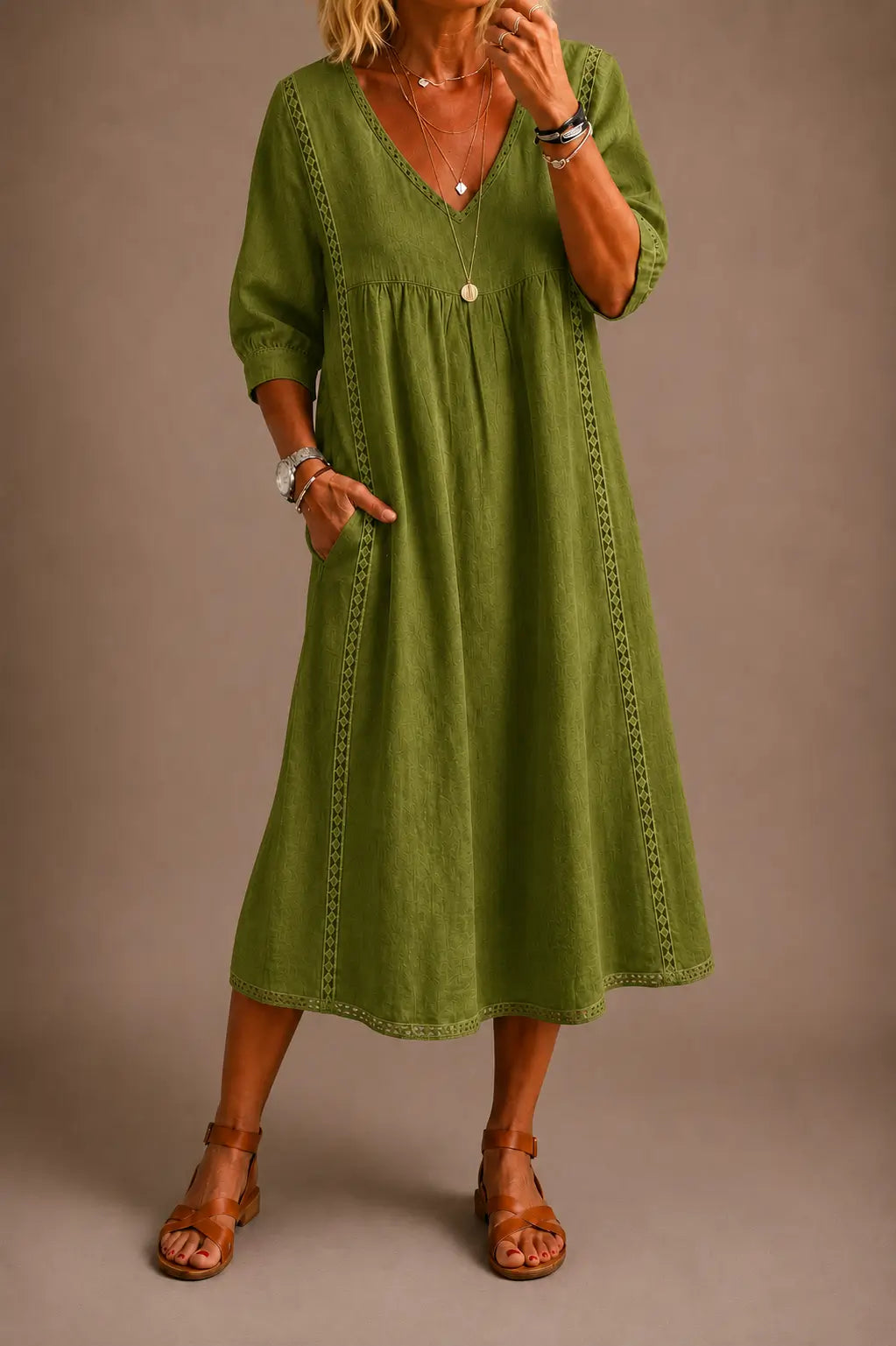 Andrea | Vestido corte holgado