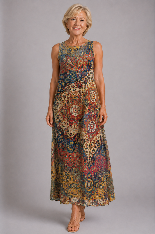 Cecilia | Vestido Bohemio Sin Mangas