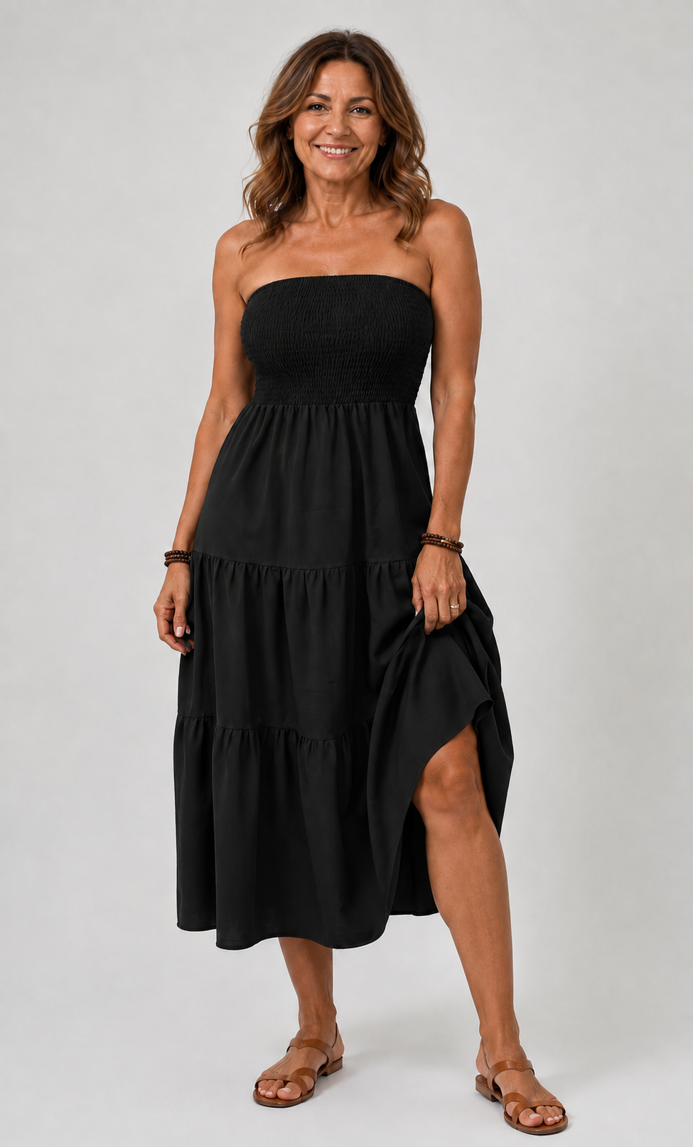 Amelia | Vestido largo bandeau