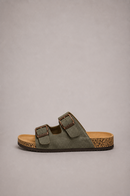 Sandalias Piel Tiras