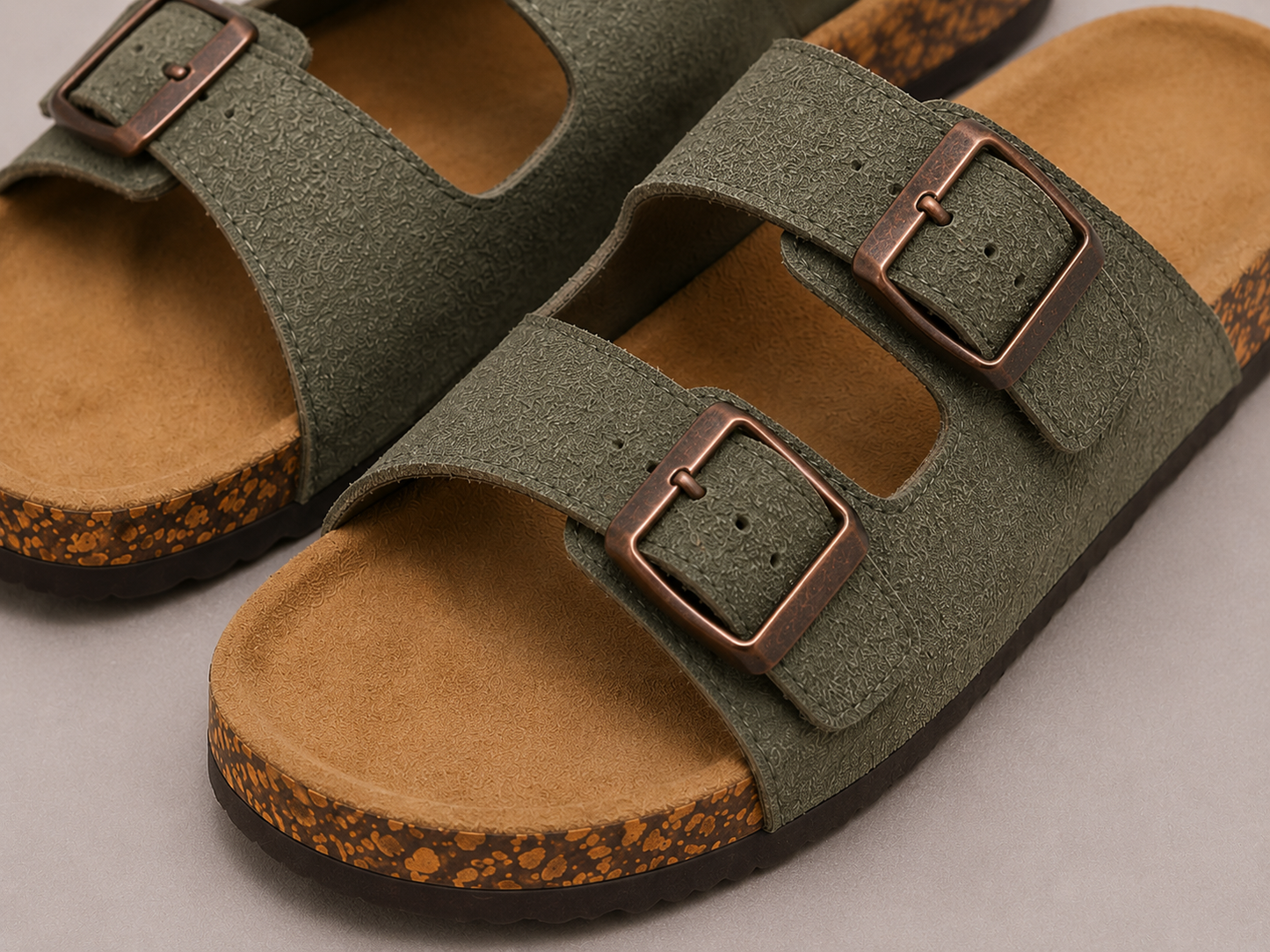 Sandalias Piel Tiras